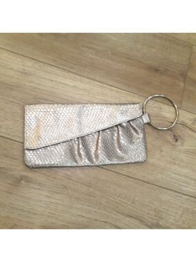 ALDO Y2K Metallic Wristlet